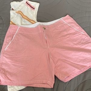 Columbia Sportswear Solar Fade Shorts Haute Pink Size 10 6” inseam EUC
